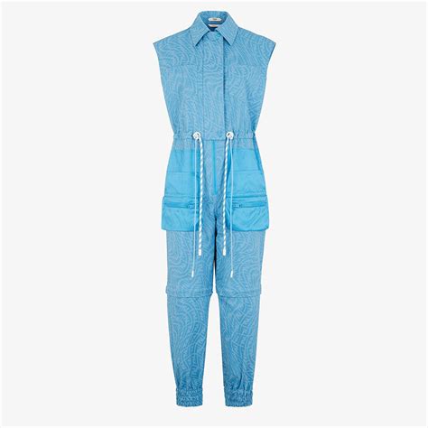 fendi jeans logo|Fendi denim jumpsuit.